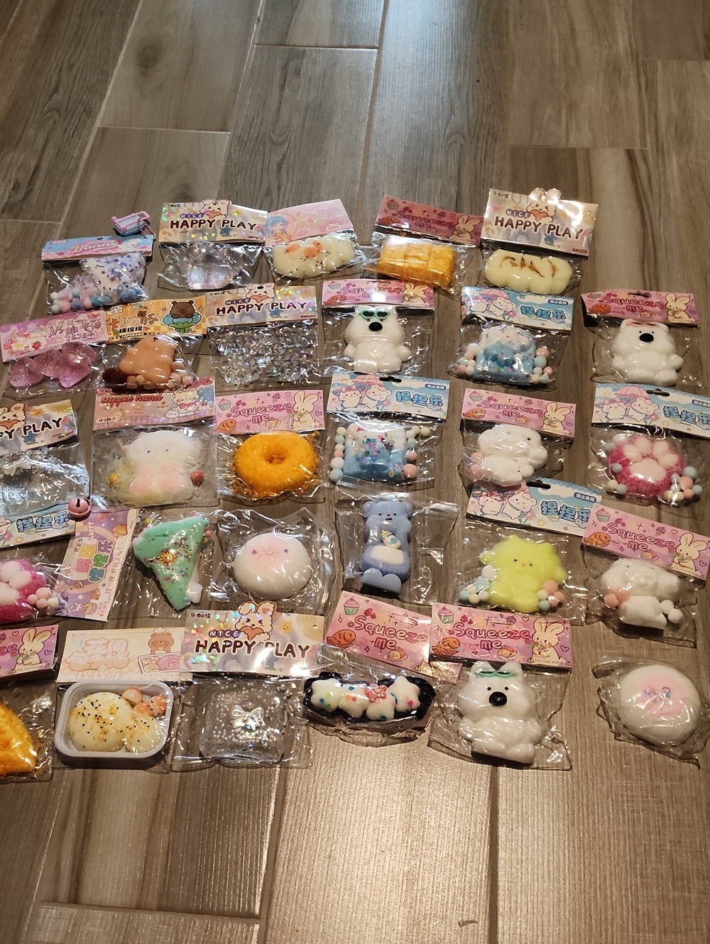 NWT 29 Piece Squishy Toys
